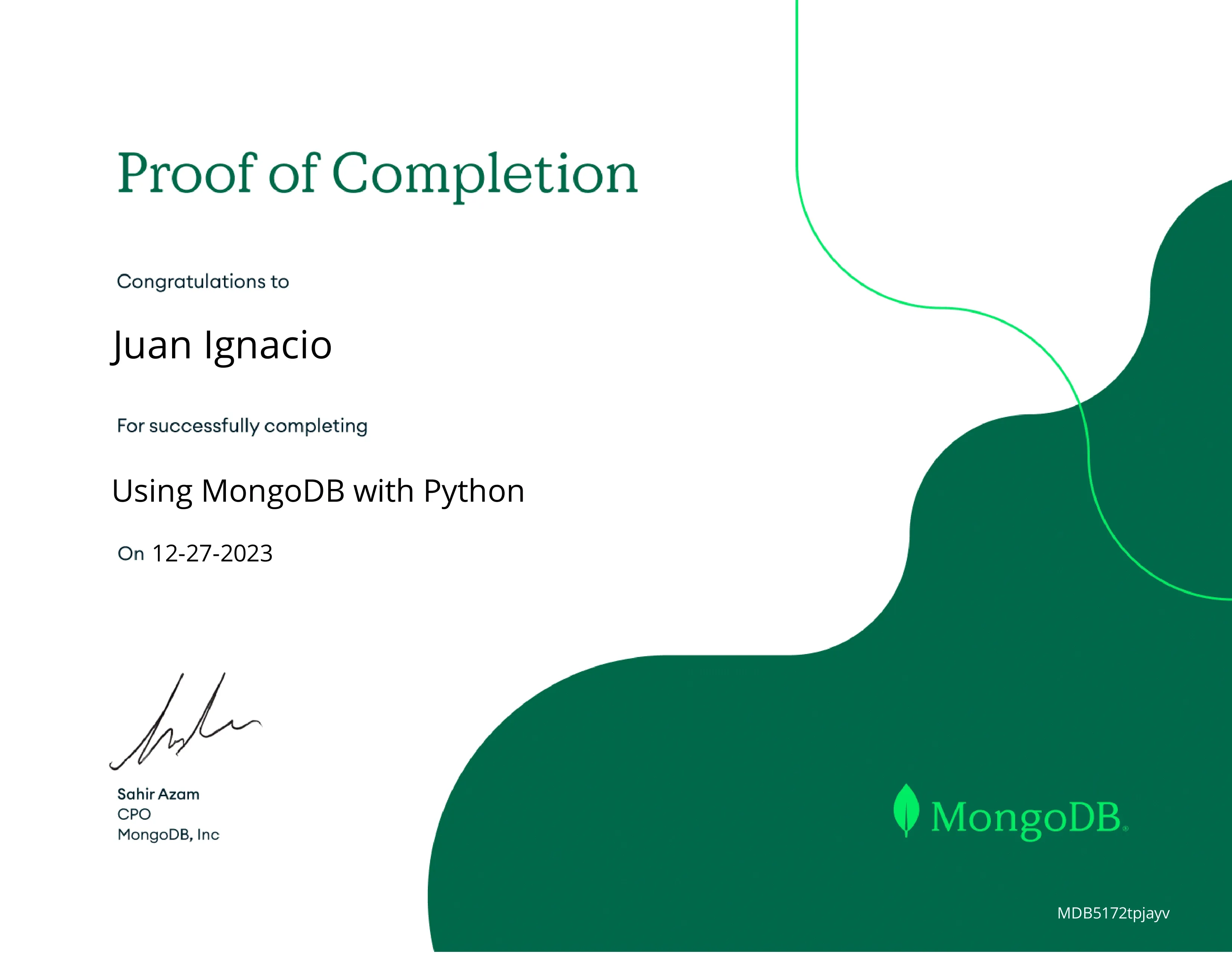 MongoDB with Python